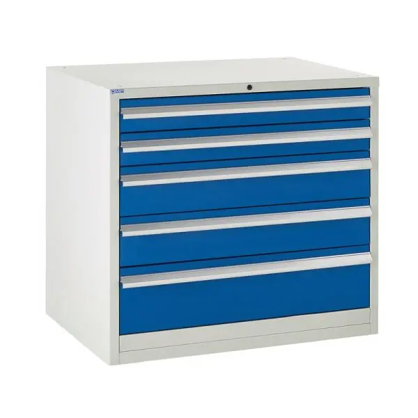 Euroslide Euc18290755 Space-Saving Five-Drawer Cabinet – 825 X 900 X 750Mm 4