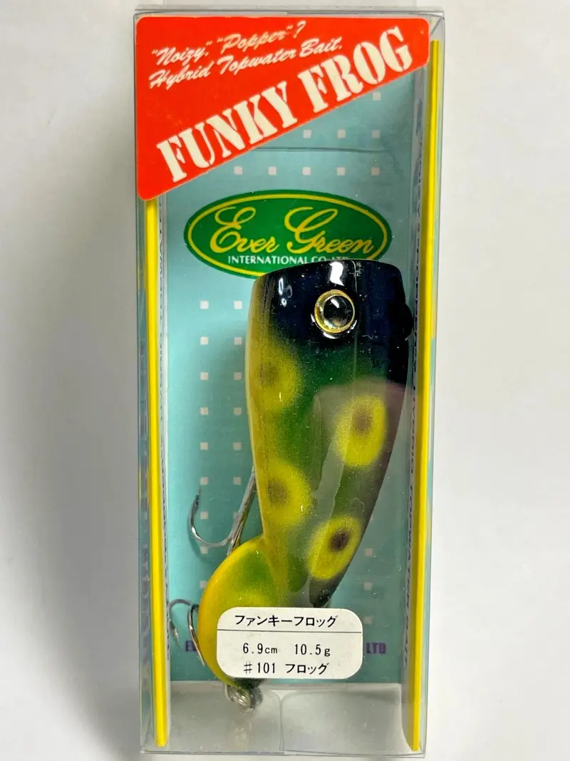 Evergreen Funky Frog Soft Bait – Frog Pattern (#101) 1
