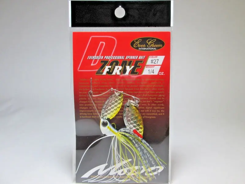 Evergreen Modo D-Zone Fry 1/4 Oz — Dw Finish, #27 Chart Shad 1