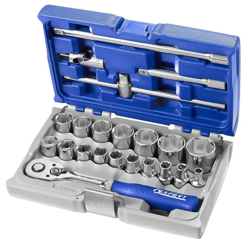 Expert By Facom 22-Piece 1/2" Drive Metric Socket Set (8–32 Mm) 1