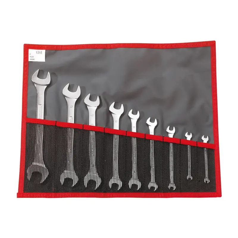 Facom 44.Je9T: 9-Piece Precision Metric Open-End Spanners (3.2–19Mm) 1