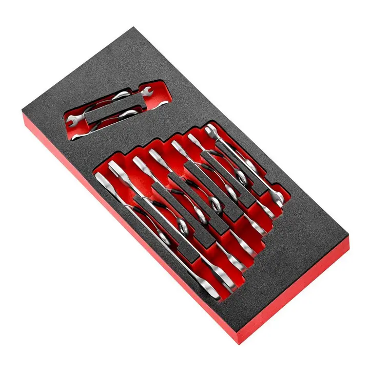 Facom 9-Piece Tethered Open-End Spanner Set – Metric 6–24Mm, Sls Safety System 1