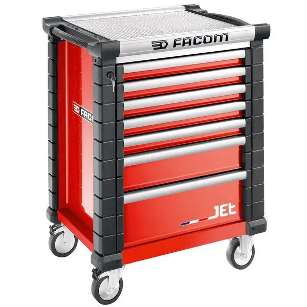 Facom Jet.7M3A Red 7-Drawer Mobile Roller Cabinet – High-Capacity Storage 1
