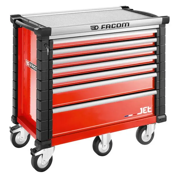 Facom Jet.7M5A Red 7-Drawer Mobile Roller Cabinet 1