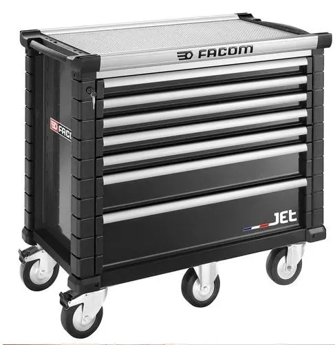 Facom Jet.7Nm5A Grey 7-Drawer Mobile Roller Cabinet 1