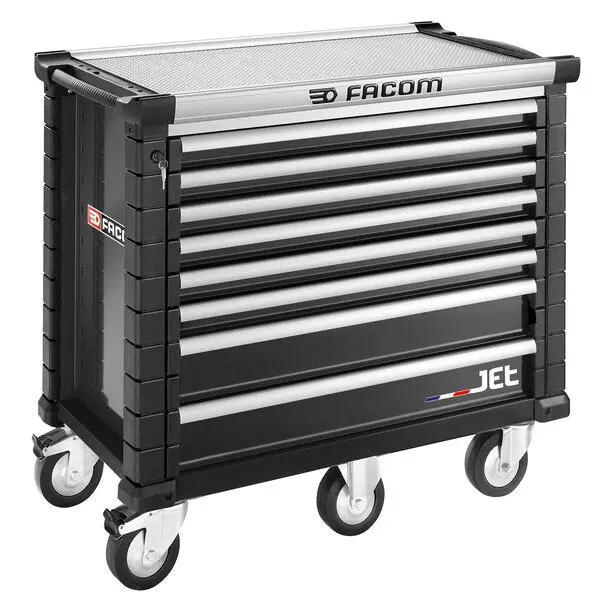 Facom Jet.8Nm5A Grey 8-Drawer Mobile Roller Cabinet 1