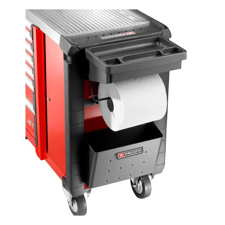 Facom Jet.A5Gxl Modular Workshop Organizer – Magnetic Shelf, Paper Roll Holder & Waste Bin 1
