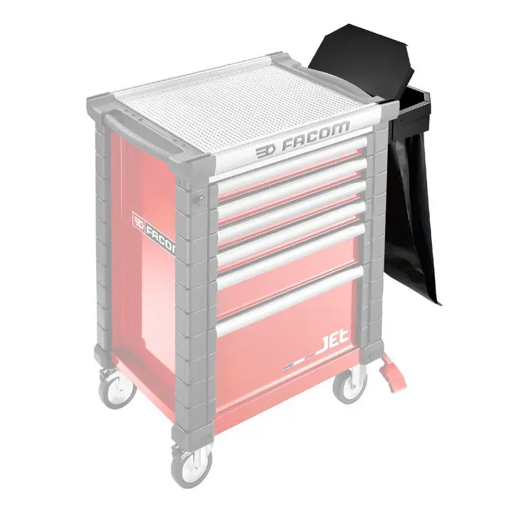 Facom Jet.La5-2P Hands-Free Pedal-Operated Bin Bag Holder With Lid 1