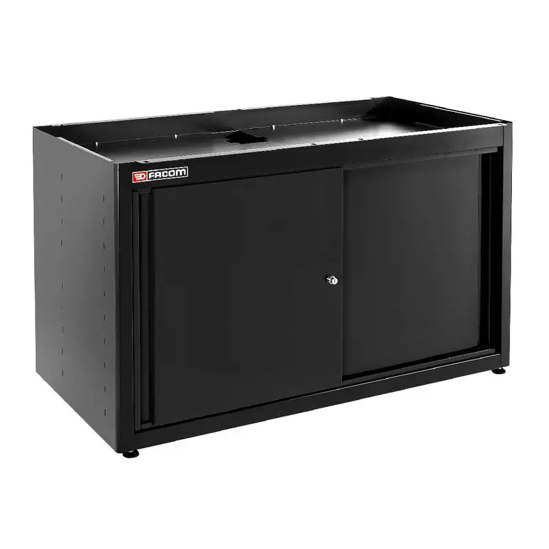 Facom Jls3-Mbdppbs Jetline+ Black Wide Dual-Sliding-Door Base Cabinet 1
