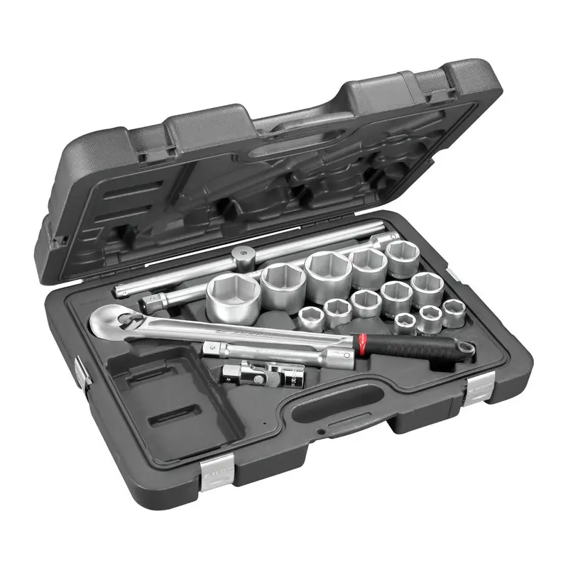 Facom Kl.500 3/4" Drive 16-Piece Metric Socket Set – 21Mm To 50Mm Hex (6-Point) 1