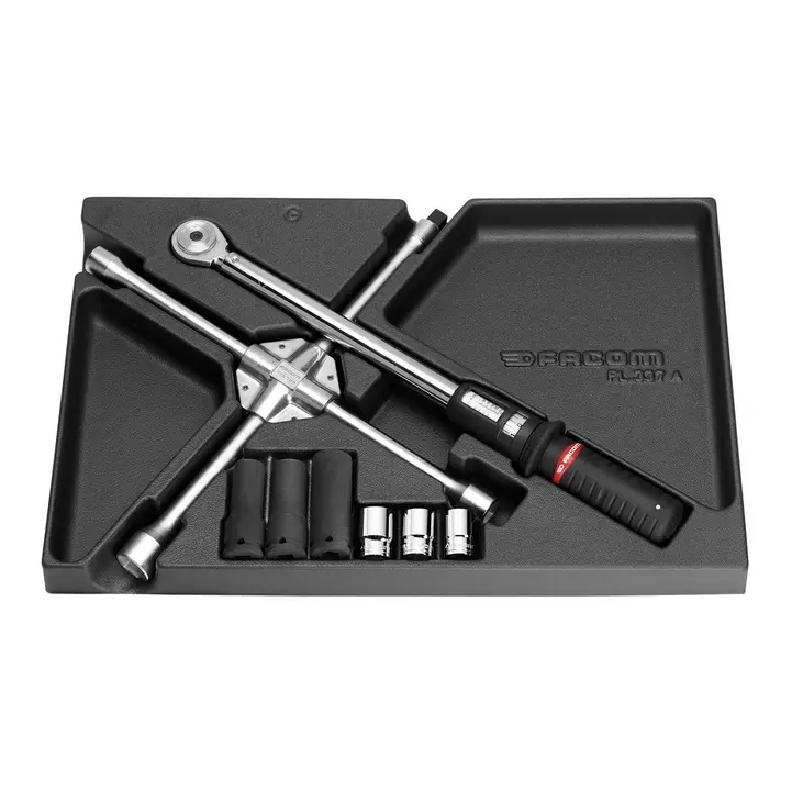 Facom Mod.208 9-Piece 1/2″ Drive Wheel Nut Torque & Tightening Kit 1