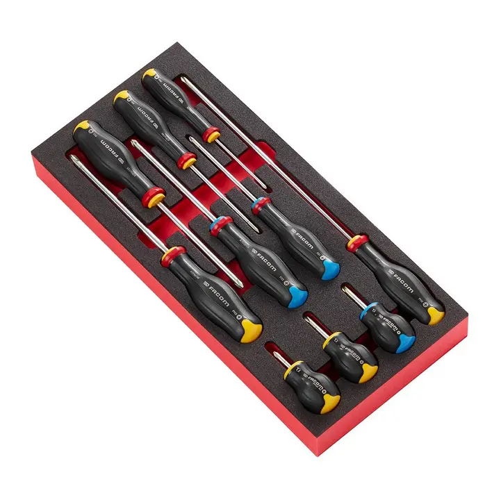 Facom Modm.At5 10-Piece Protwist Phillips And Pozidriv Screwdriver Set 1