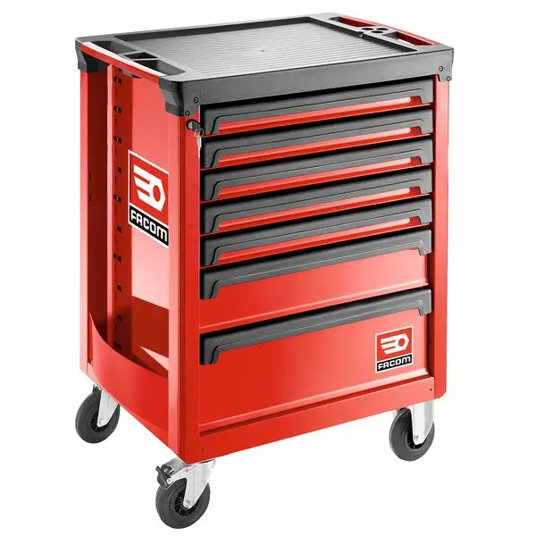 Facom Roll.7M3A Red 7-Drawer Mobile Roller Cabinet – Workshop-Ready 1
