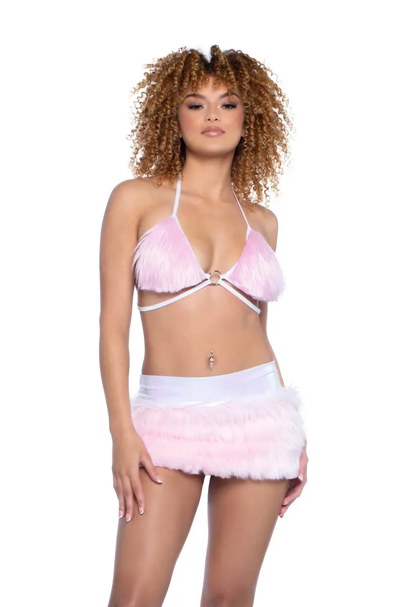 Faux Fur A-Line Skirt – Jr149 1