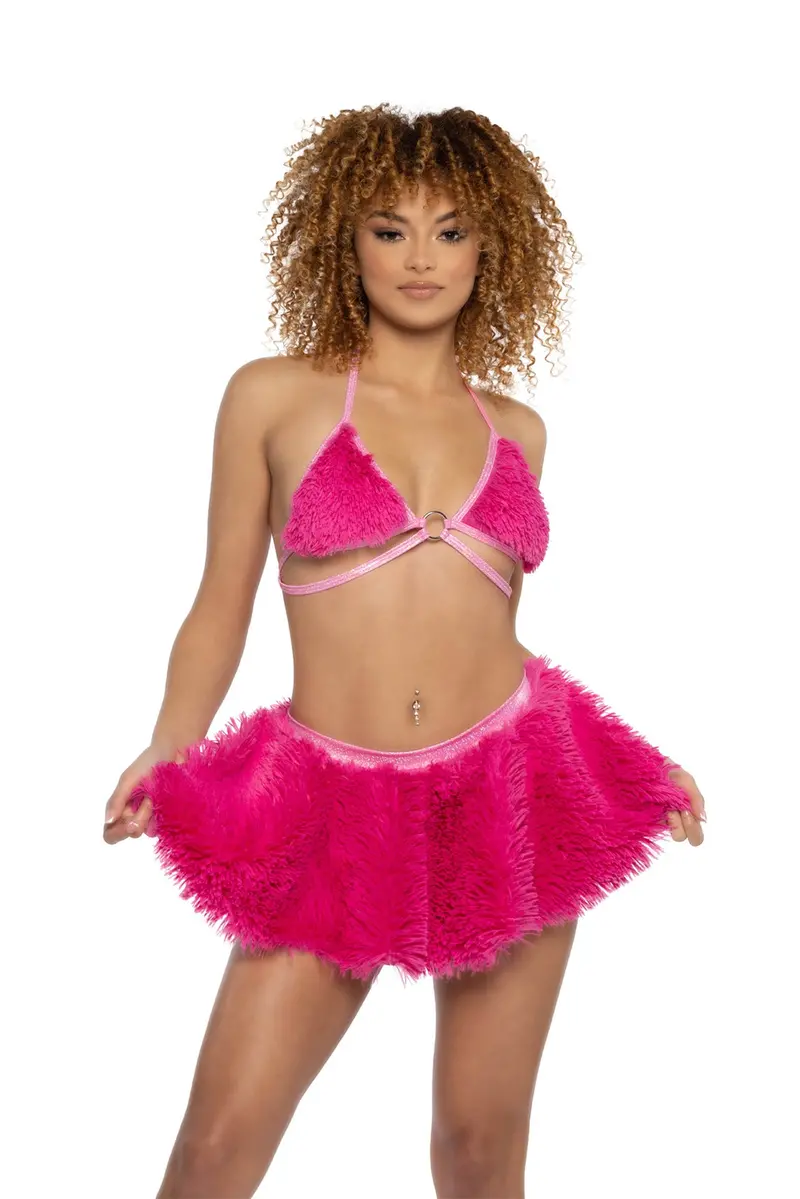 Faux Fur Circle Skirt – Jr148 1