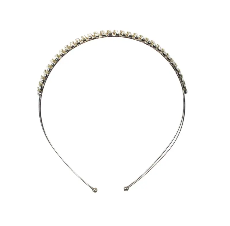 Five-Row Rhinestone Headband For Special Occasions 1