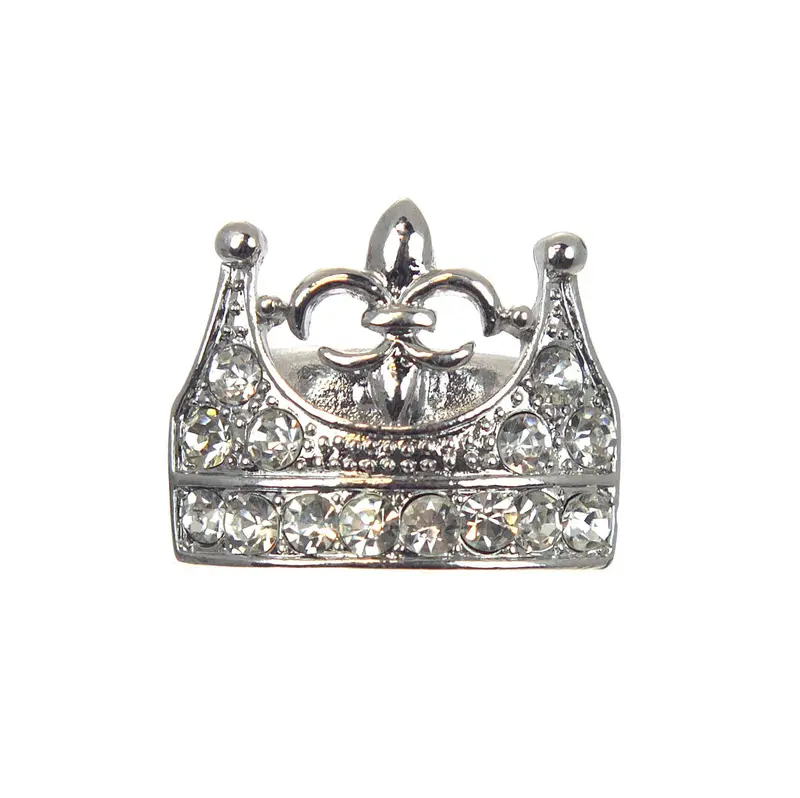 Fleur-De-Lis Crown Stretch Ring For Festive Wear 1