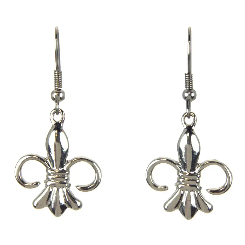 Fleur-De-Lis Inspired Stud Earrings 1
