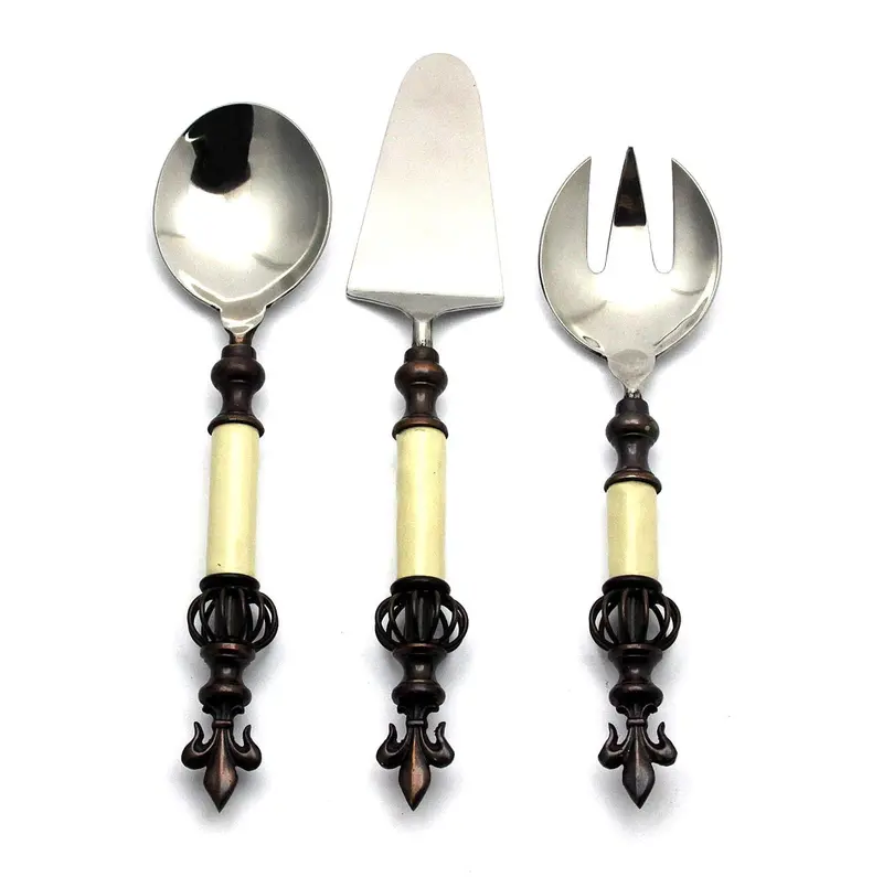 Fleur-De-Lis Serving Utensil Set 1