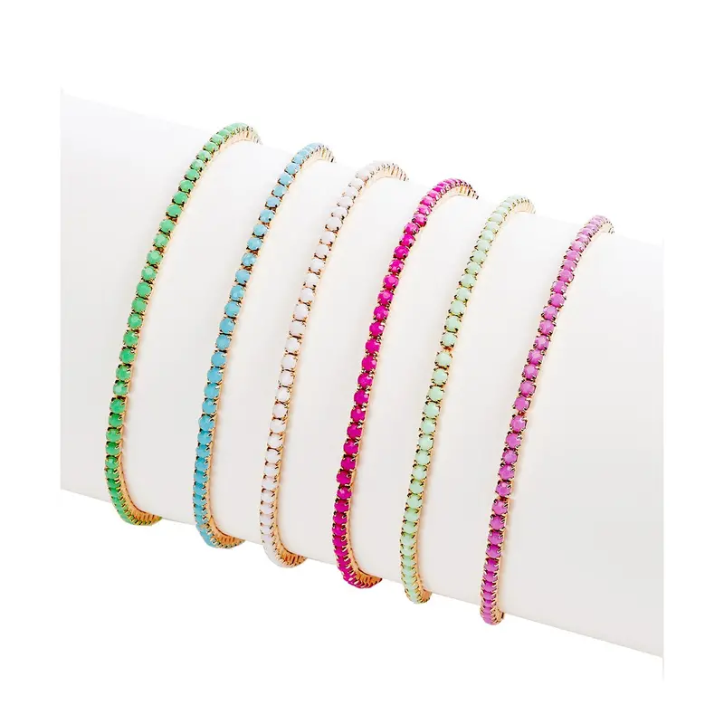 Flexible Beaded Stretch Bracelet 1