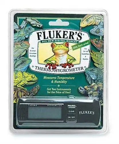 Fluker'S Digital Thermometer And Hygrometer – Dual-Function Display 1