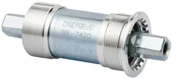 Fsa Italian Jis Bottom Bracket – 70 X 118 Mm, Silver Anodized Shell 1