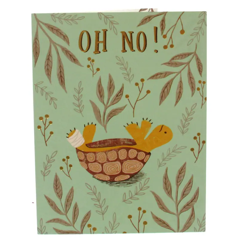 Get Well Soon Card – Playful "Oh No!" Recovery-Themed Notions Card 1