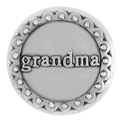 Ginger Snaps Floral Grandma Snap Charm 1
