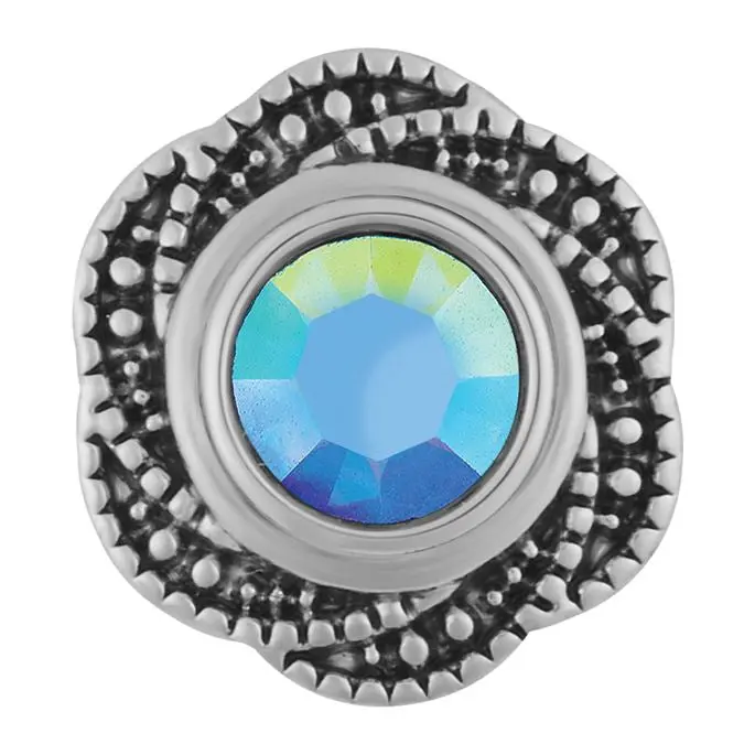 Ginger Snaps Petite Shelby Charm In Blue Aurora Borealis Finish 1