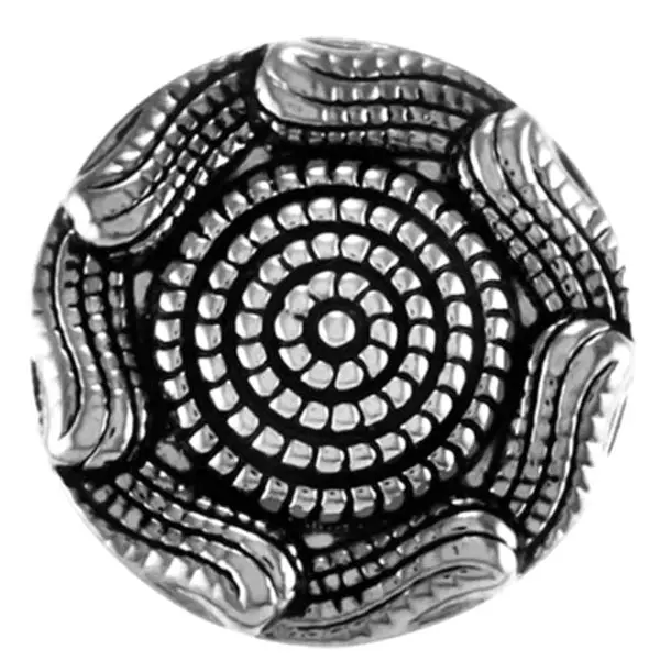 Ginger Snaps Wave-Embellished Snap Button 1
