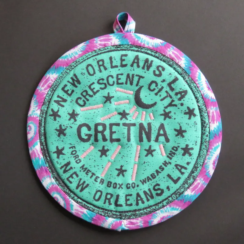 Gretna Potholder – Premium Stitching Finish 1