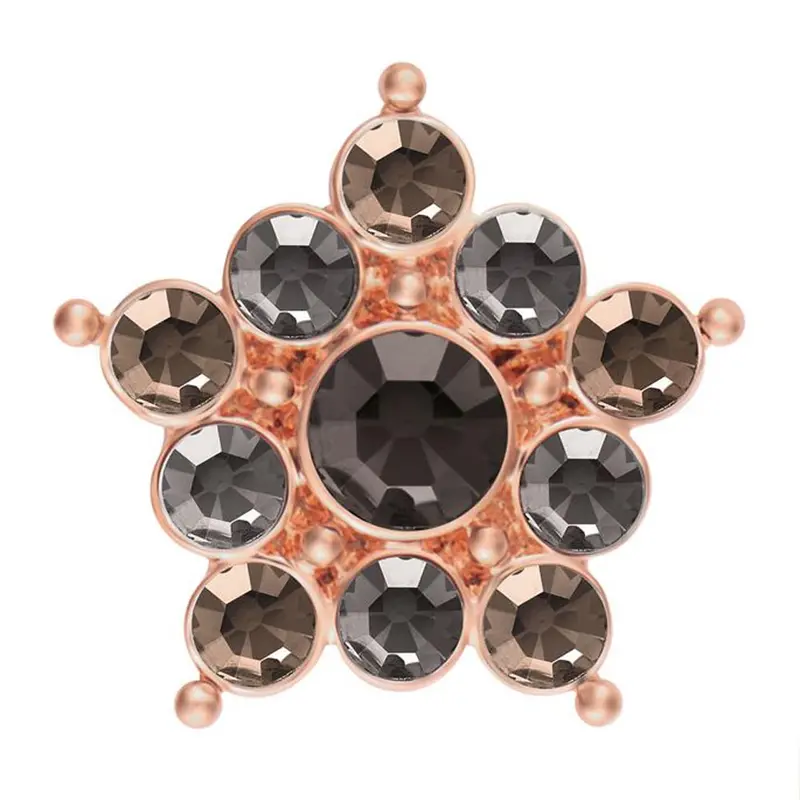Grey Luster-Gold Ginger Snap Charm 1