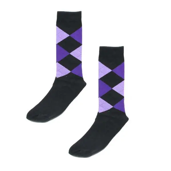 Groom’S Emergency Kit – Purple Argyle Socks For Wedding Day Confidence 1