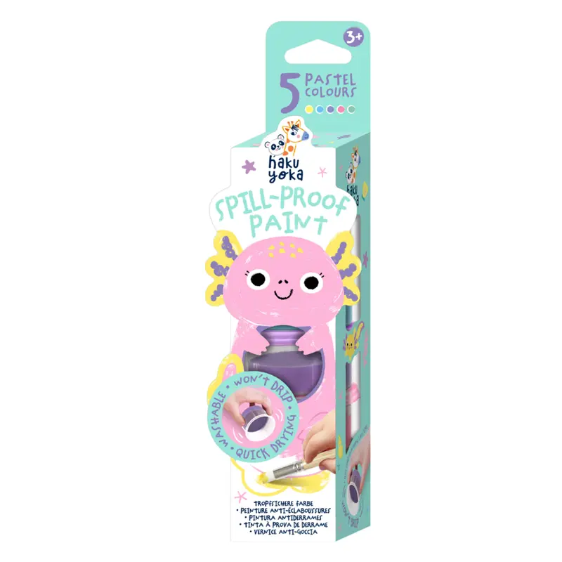 Haku Yoka Pastel Spill-Proof Washable Paint Set 1