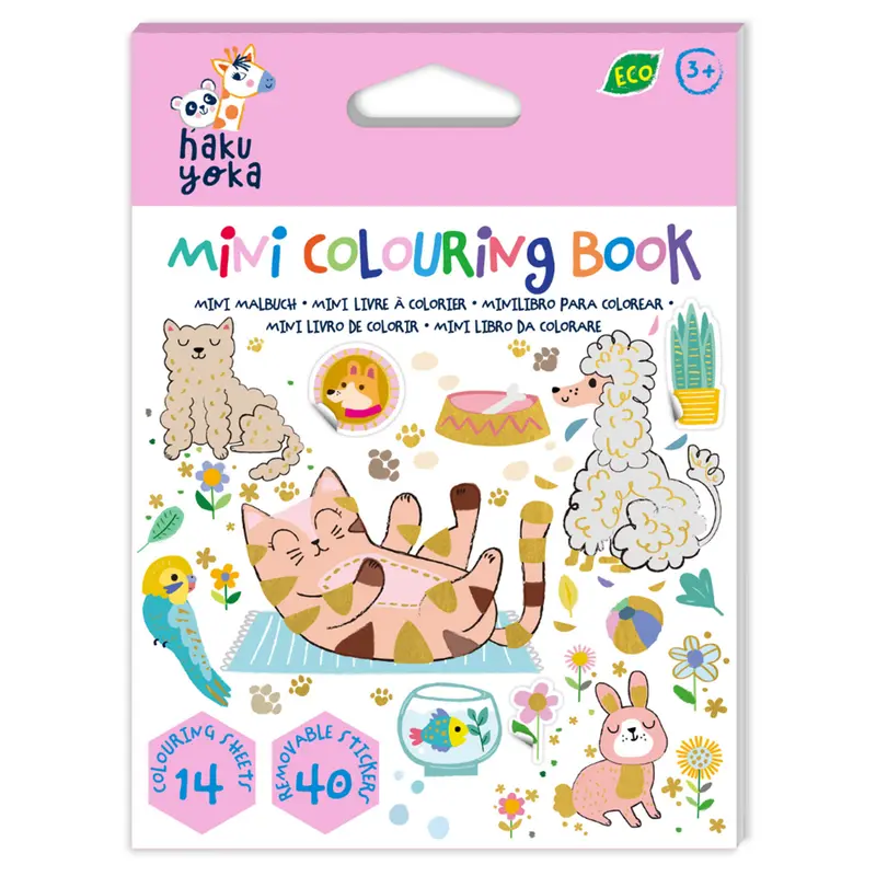 Haku Yoka Pets Mini Coloring Book 1