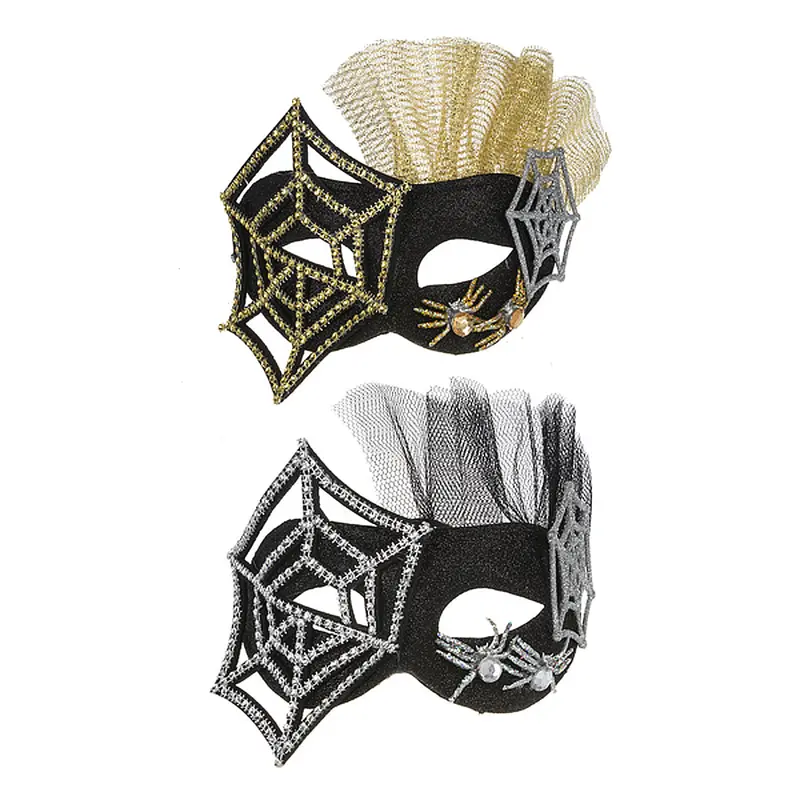 Halloween Masquerade Masks – Two-Style Costume Face Cover Set 1