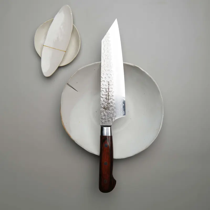 Hammered Damascus Kengata Gyuto – 190Mm Blade 1