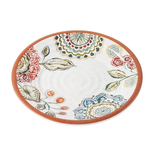 Handcrafted Mandala Design Ceramic Plate – 8.5 Inches 1