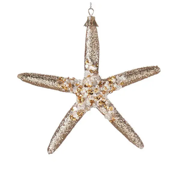 Handcrafted Starfish-Shaped Christmas Ornament 1