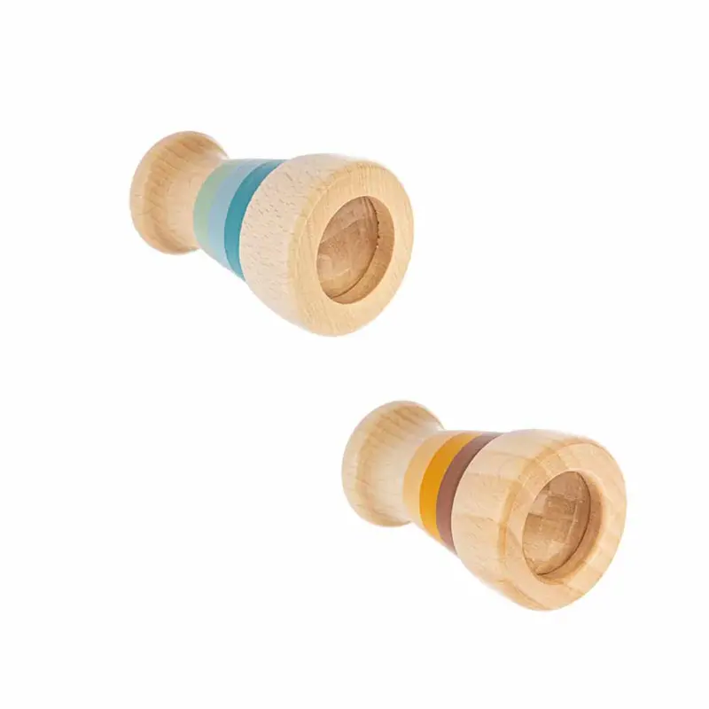 Handcrafted Wooden Kaleidoscope – Classic Optical Toy For All Ages 1