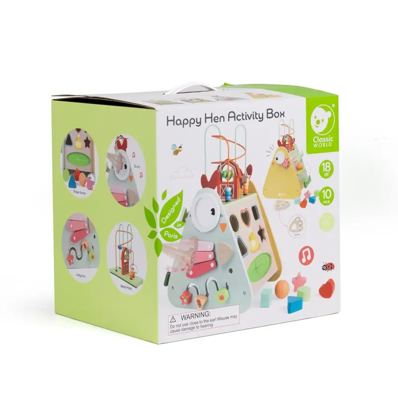 Happy Hen Activity Box – Classic World Farm-Themed Sensory Toy 1