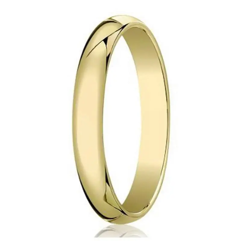 Harrison 4Mm Domed Polished 14K Yellow Gold Wedding Band 1