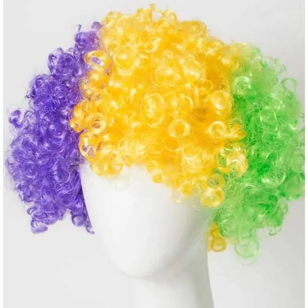 Illuminated Mardi Gras Costume Wig – Led Light-Up Headpiece 1