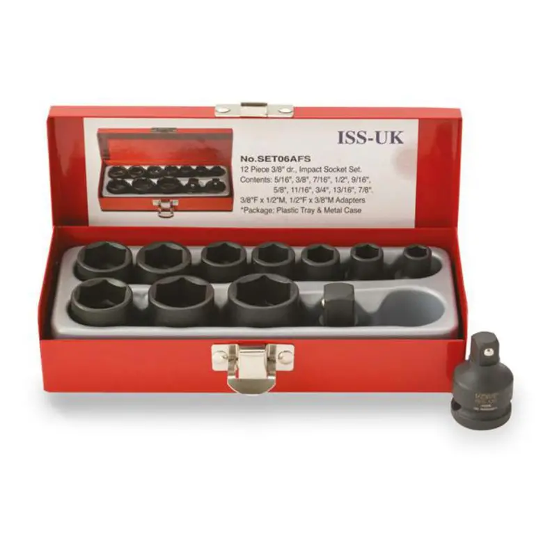 Iss Uk 3/8" Drive 14-Piece Standard Metric Impact Socket Set (8–19Mm) 1
