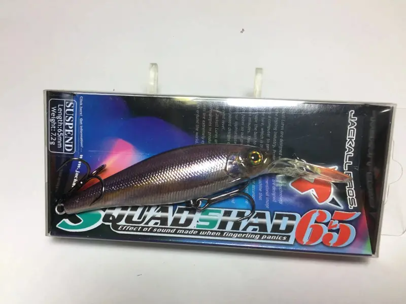 Jackall Squad Shad 65Sp Floating Minnow Lure – Mirror Wakasagi Finish 1