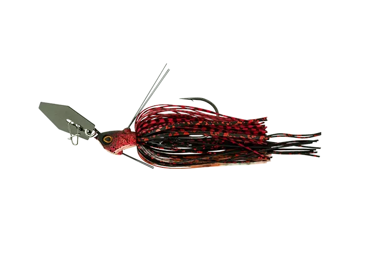 Jackall Super Break Blade Spinnerbait – 1/2 Oz, Red Craw 1