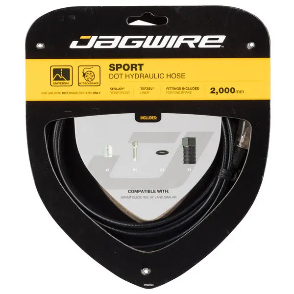 Jagwire Sport Mineral Oil Hydraulic Brake Hose Kit 1