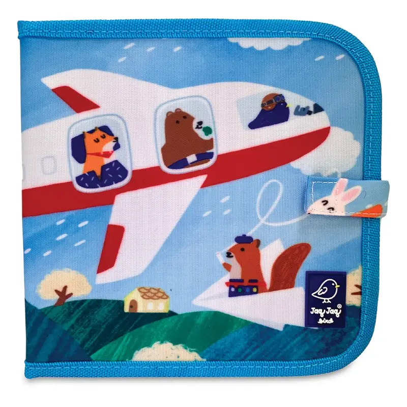 Jaq Jaq Bird Erasable Doodle Book: Jaq Jaq Bird & Friends – Airplanes 1