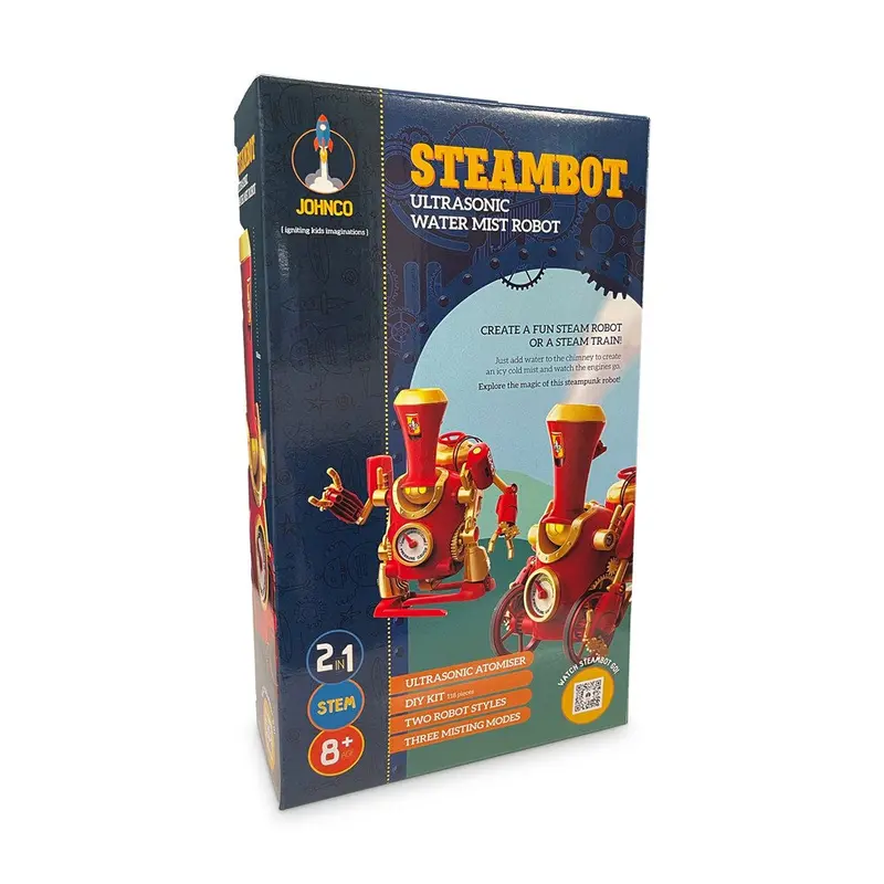 Johnco Steambot – Dual-Mode Ultrasonic Mist & Movement Robot 1
