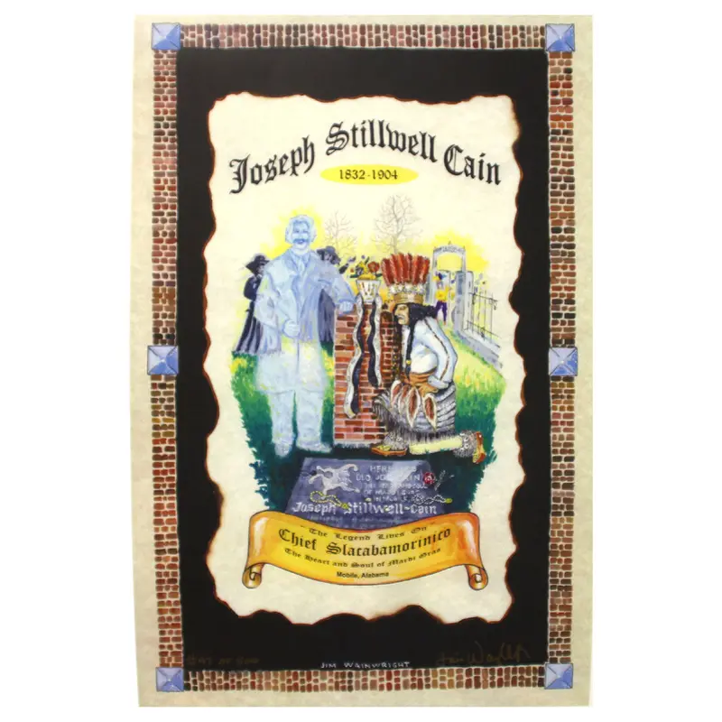Joseph Stillwell Cain Commemorative Item – Chief Slacabamorinico Tribute 1